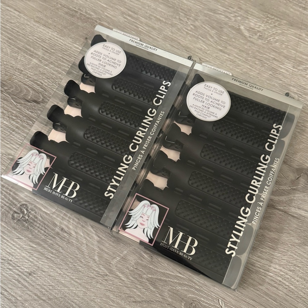 NEW! Black Styling Curling Clips